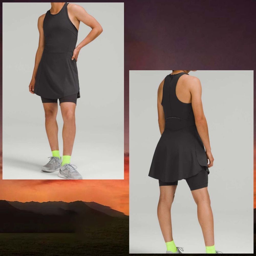 lululemon athletica Black Athletic Skort Dress